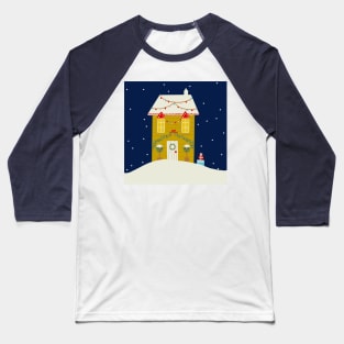 Christmas House Baseball T-Shirt
